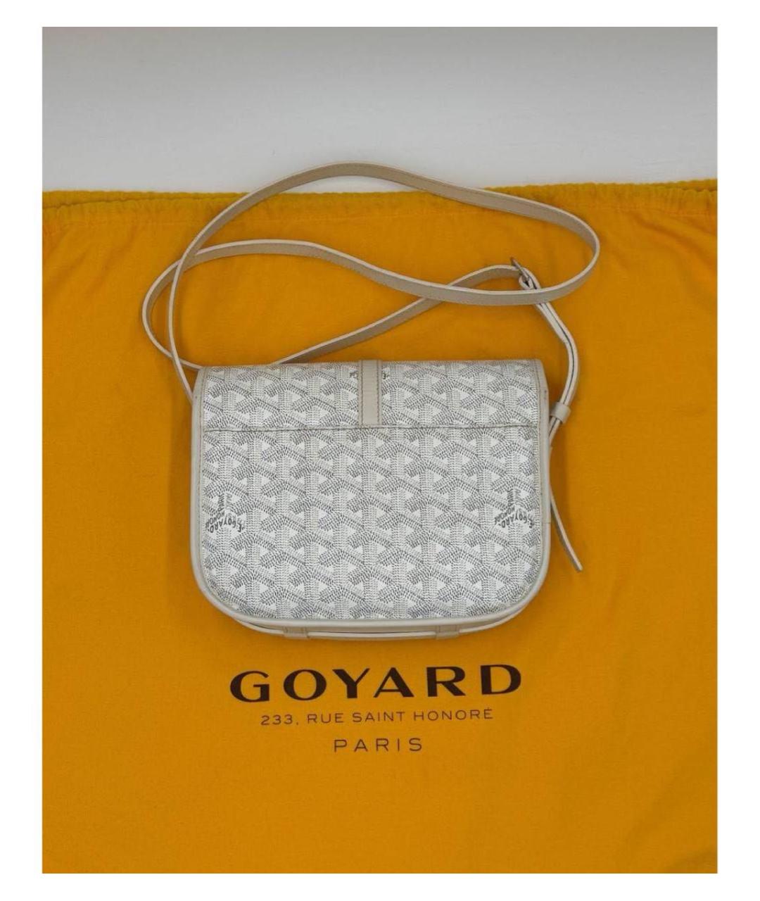 GOYARD Белая сумка на плечо, фото 4