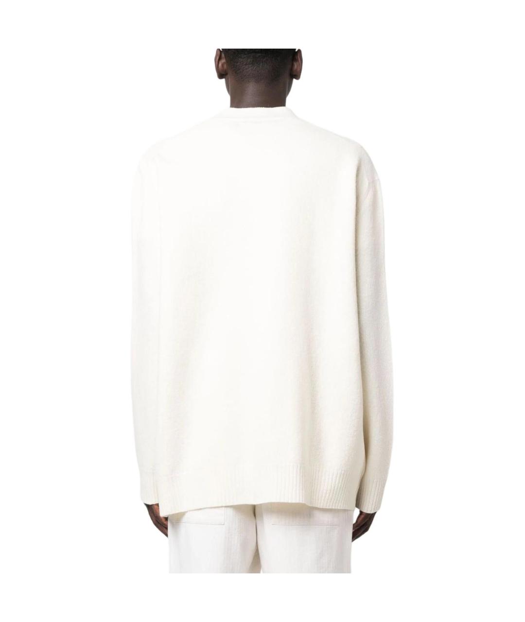 JIL SANDER Белый кардиган, фото 3
