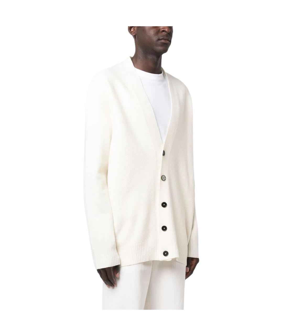 JIL SANDER Белый кардиган, фото 4