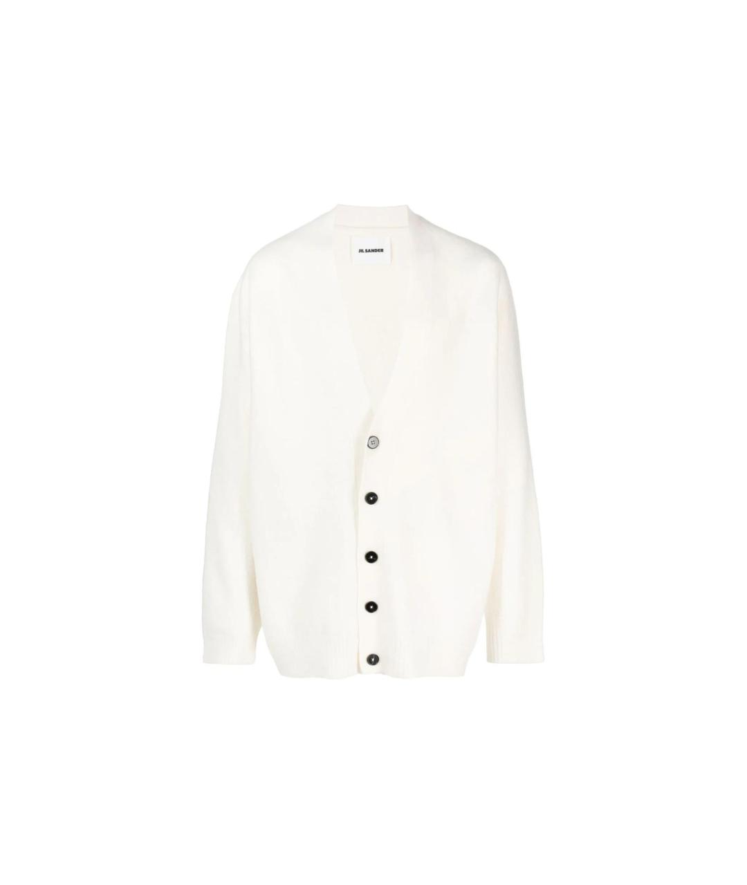 JIL SANDER Белый кардиган, фото 1