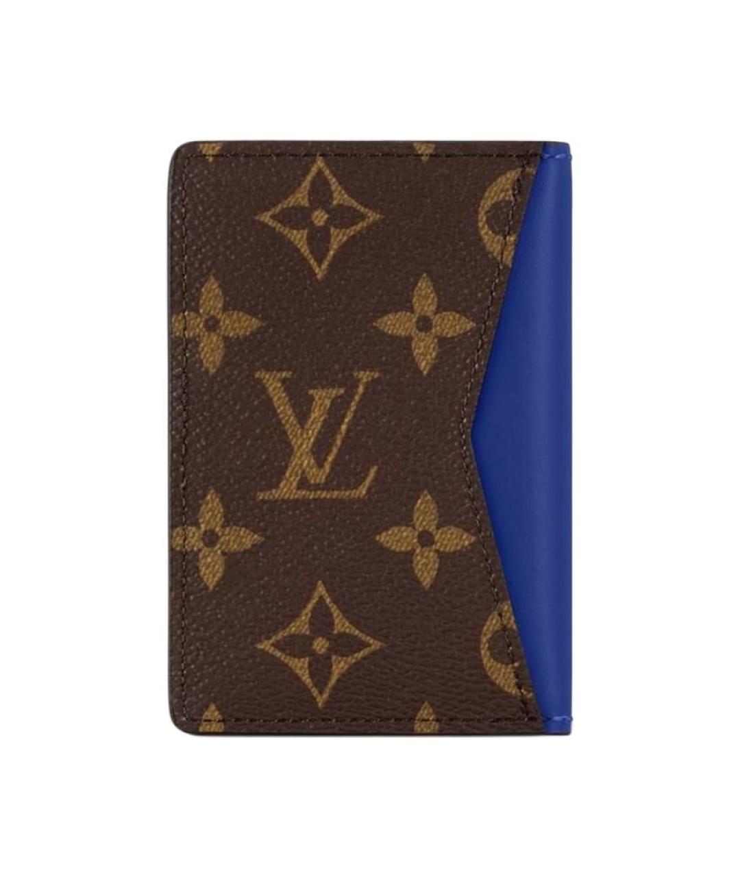 LOUIS VUITTON Коричневый кардхолдер, фото 2