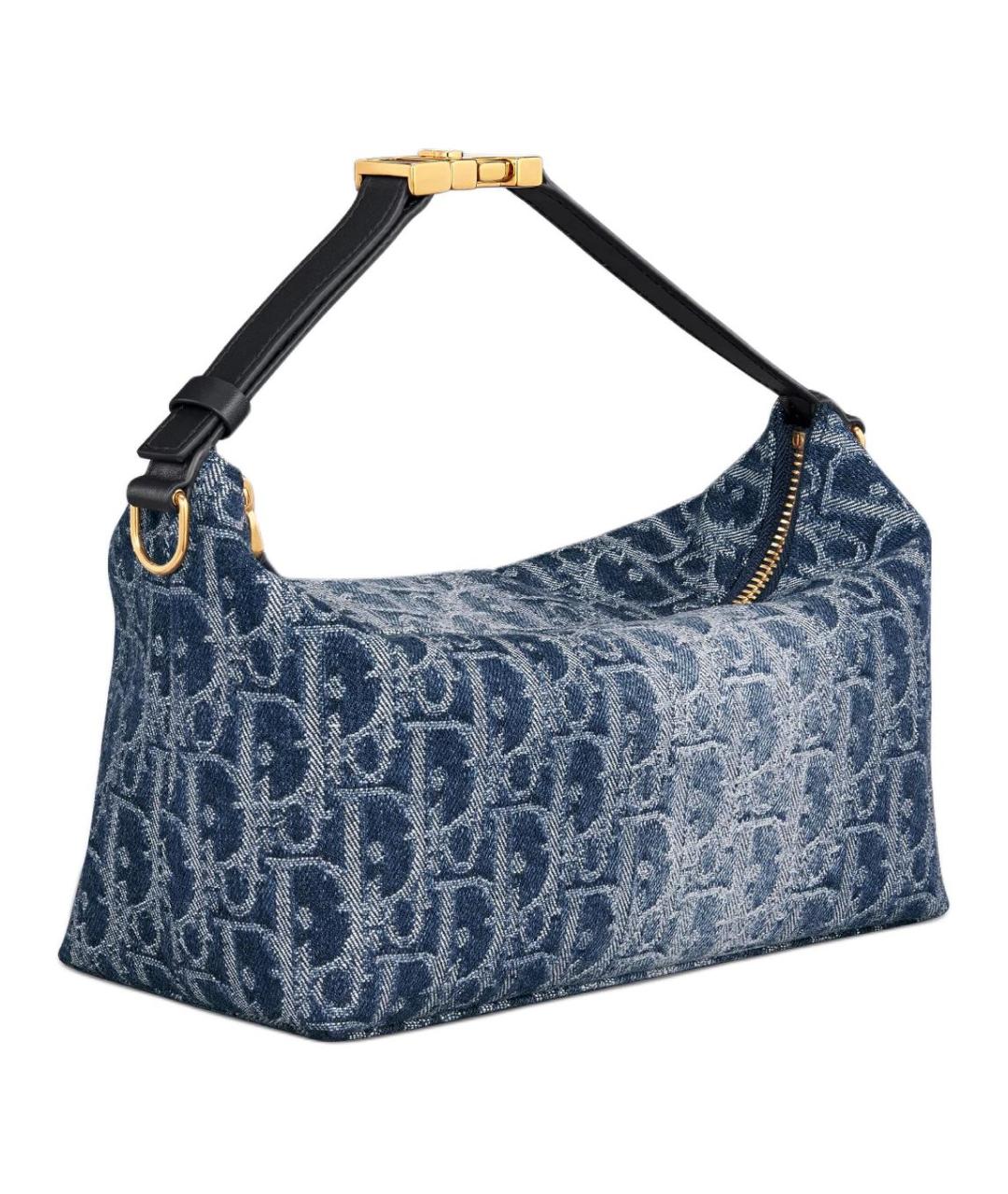 CHRISTIAN DIOR Синяя сумка через плечо, фото 2