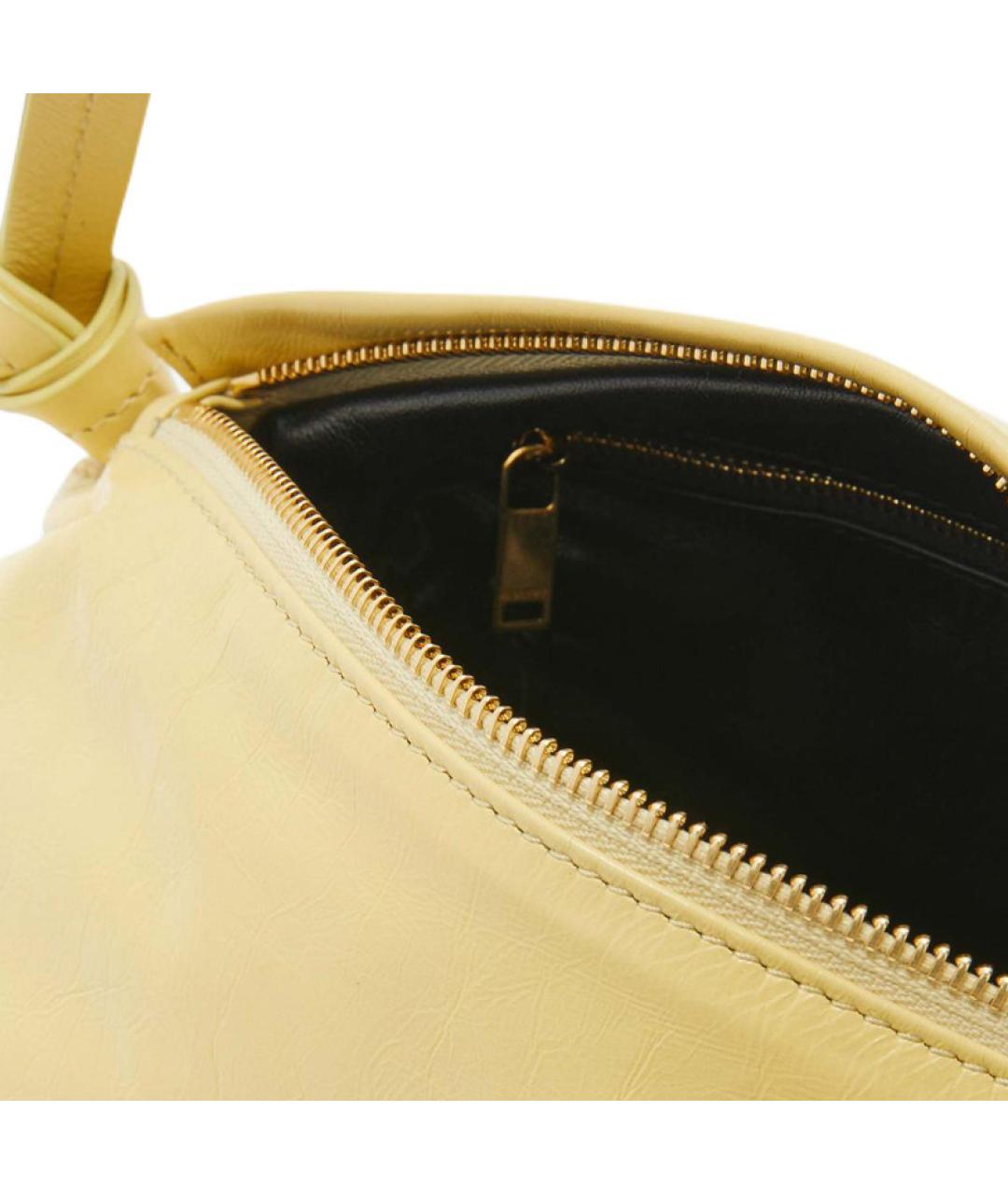 JIL SANDER Горчичная сумка через плечо, фото 3