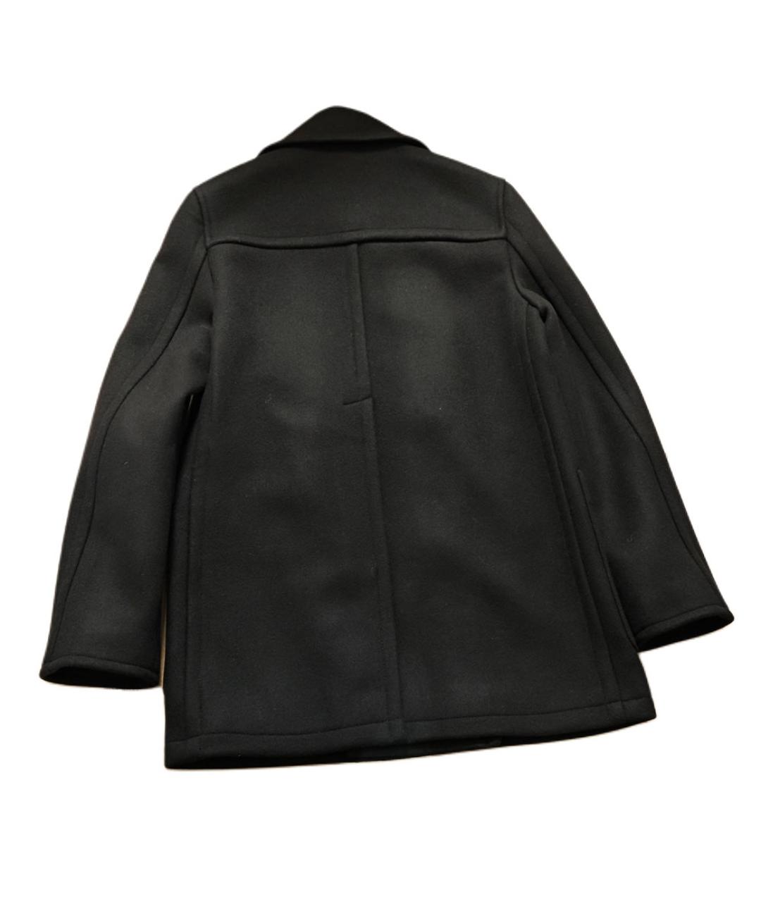 BURBERRY Черное пальто, фото 2