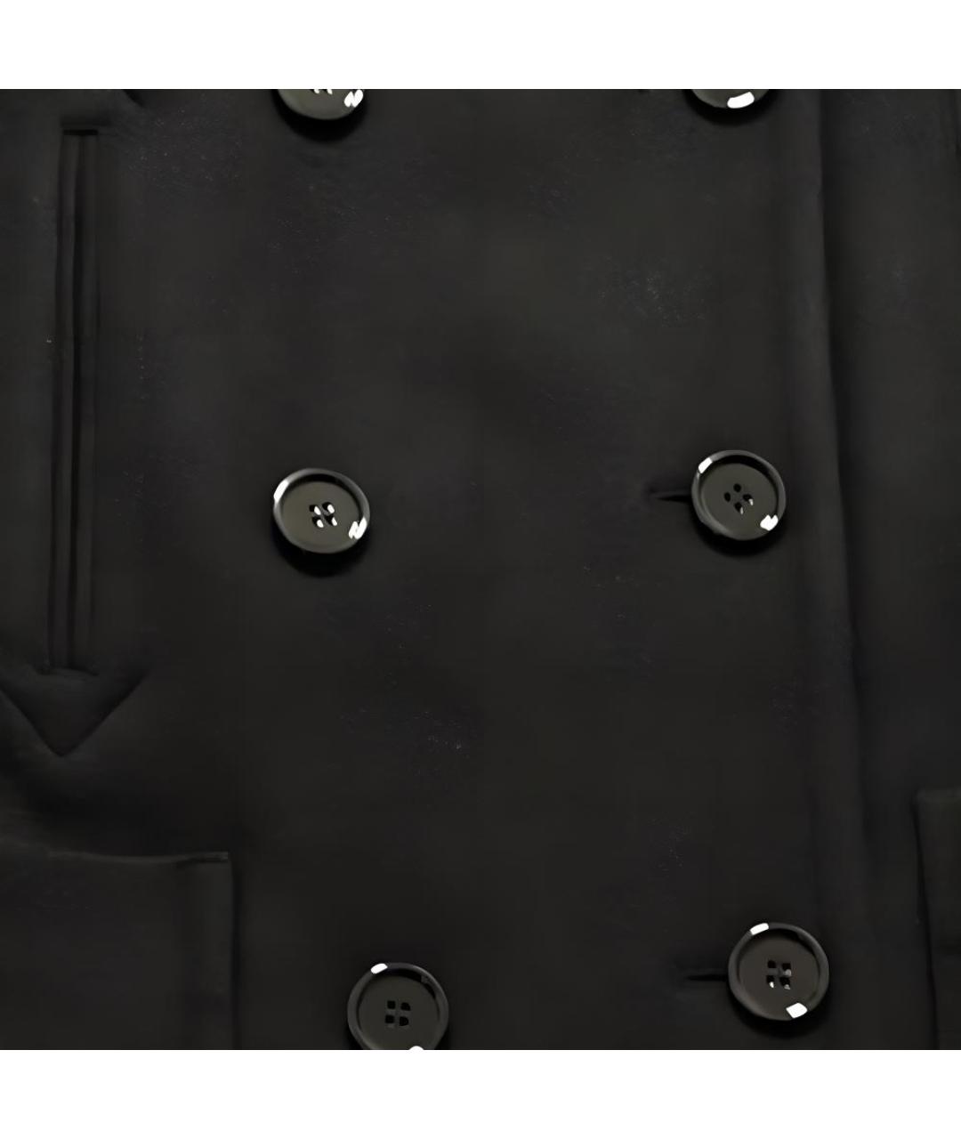 BURBERRY Черное пальто, фото 4