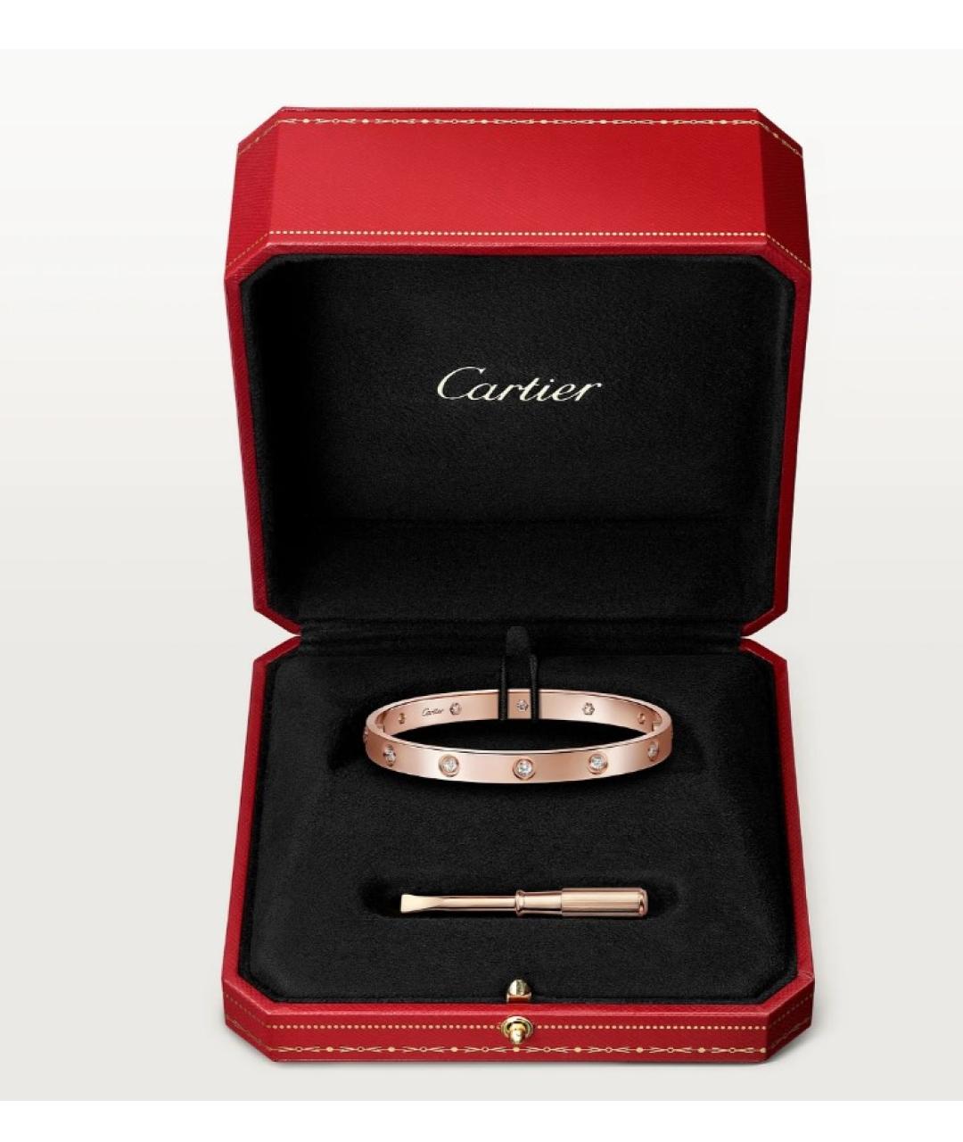 CARTIER Золотой браслет из розового золота, фото 7
