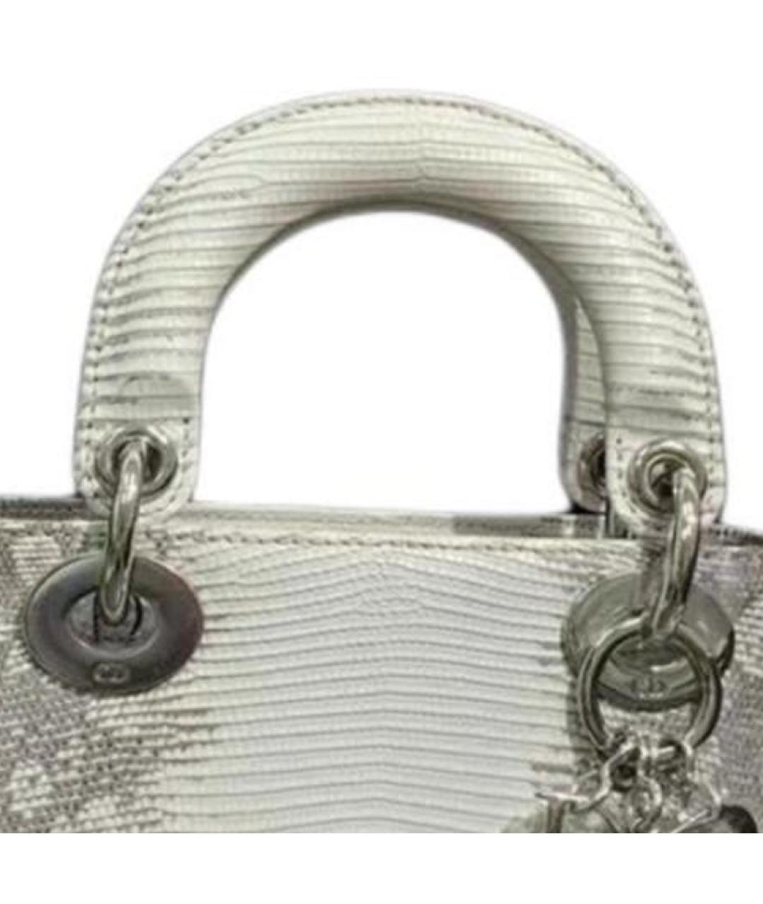 CHRISTIAN DIOR Бежевая сумка с короткими ручками, фото 4