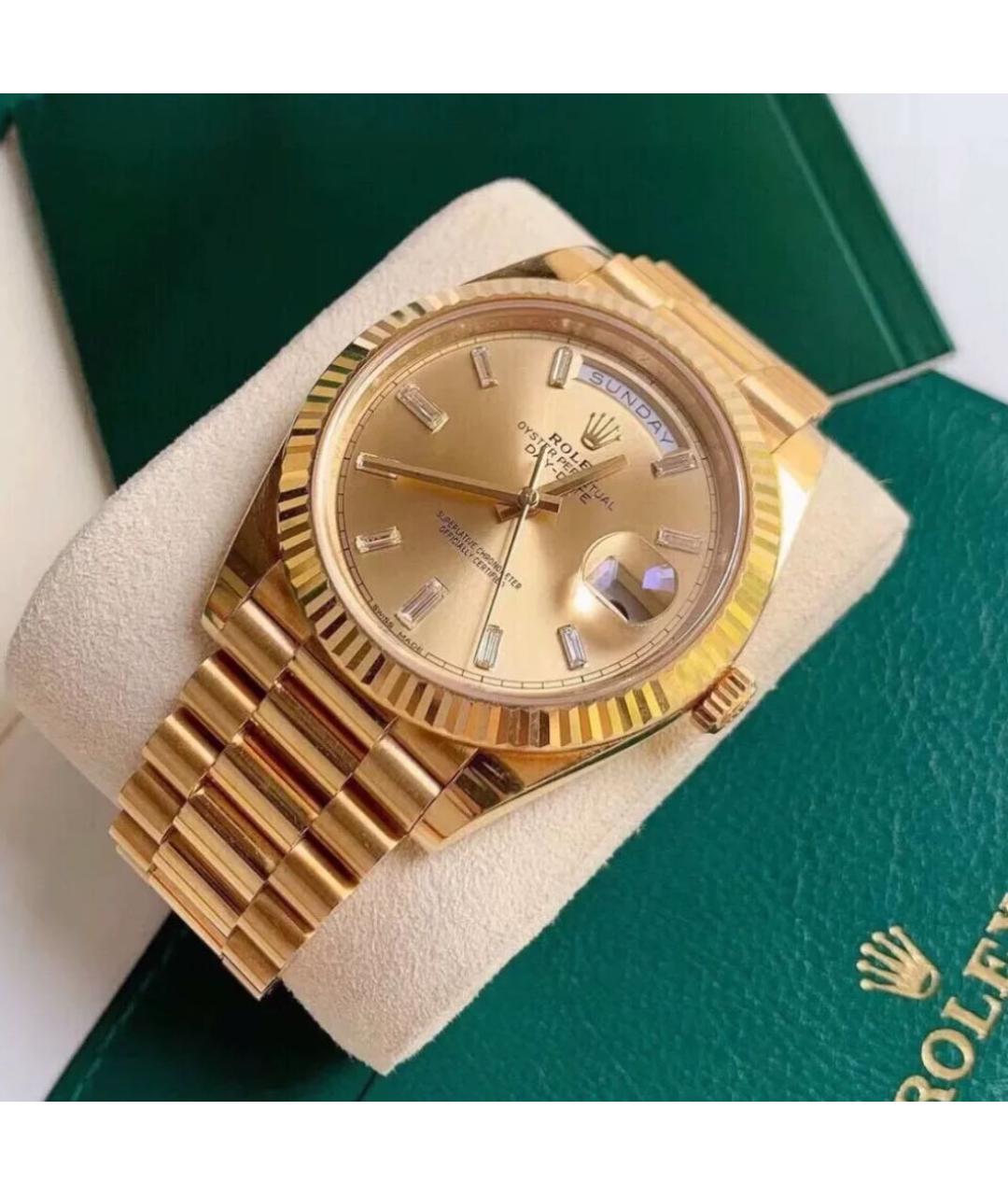 ROLEX Золотые часы, фото 8