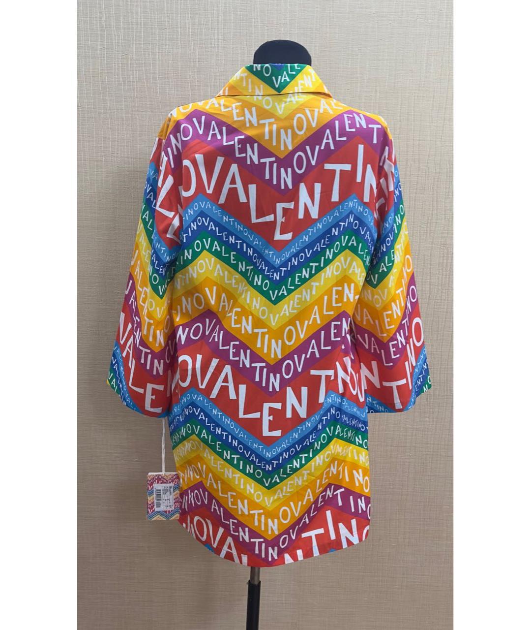 VALENTINO Мульти хлопковая рубашка, фото 3