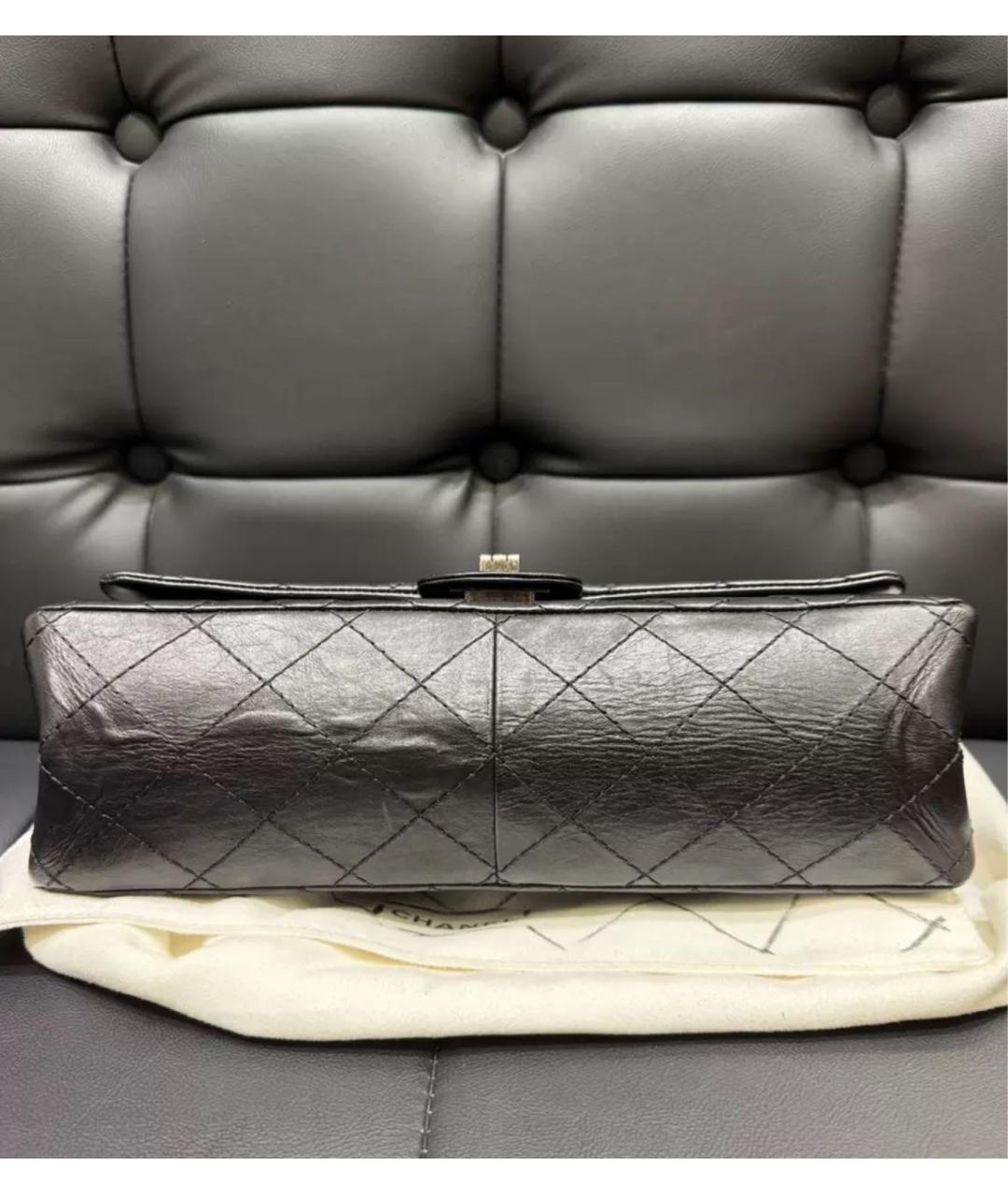 CHANEL Черная кожаная сумка через плечо, фото 4
