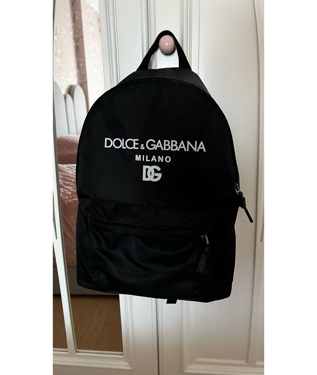 DOLCE&GABBANA Черный рюкзак, фото 2