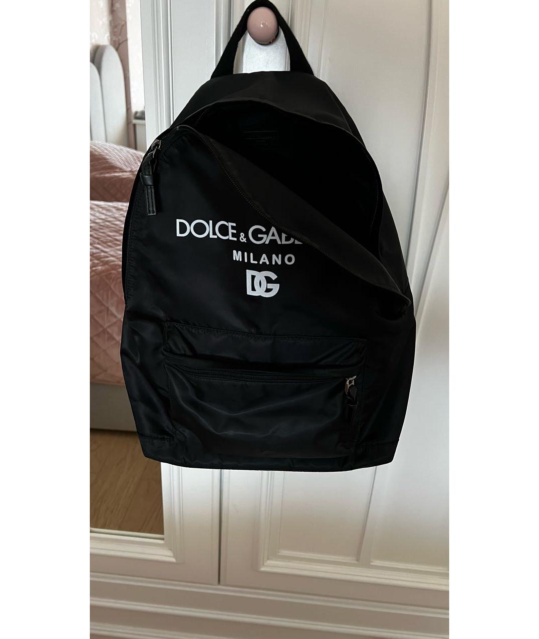 DOLCE&GABBANA Черный рюкзак, фото 3