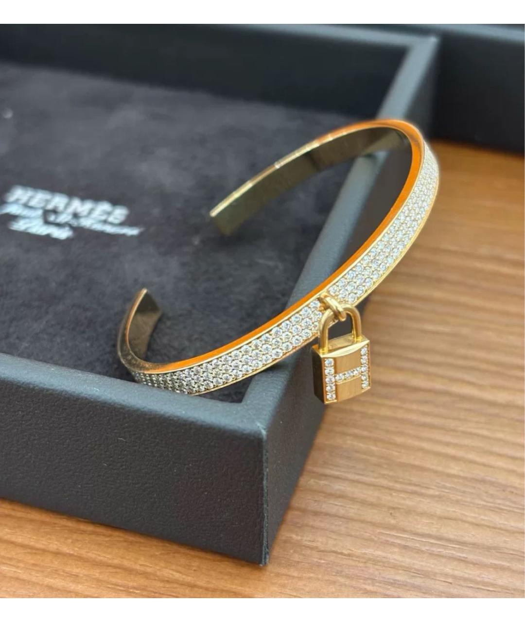 HERMES Золотой браслет из розового золота, фото 2