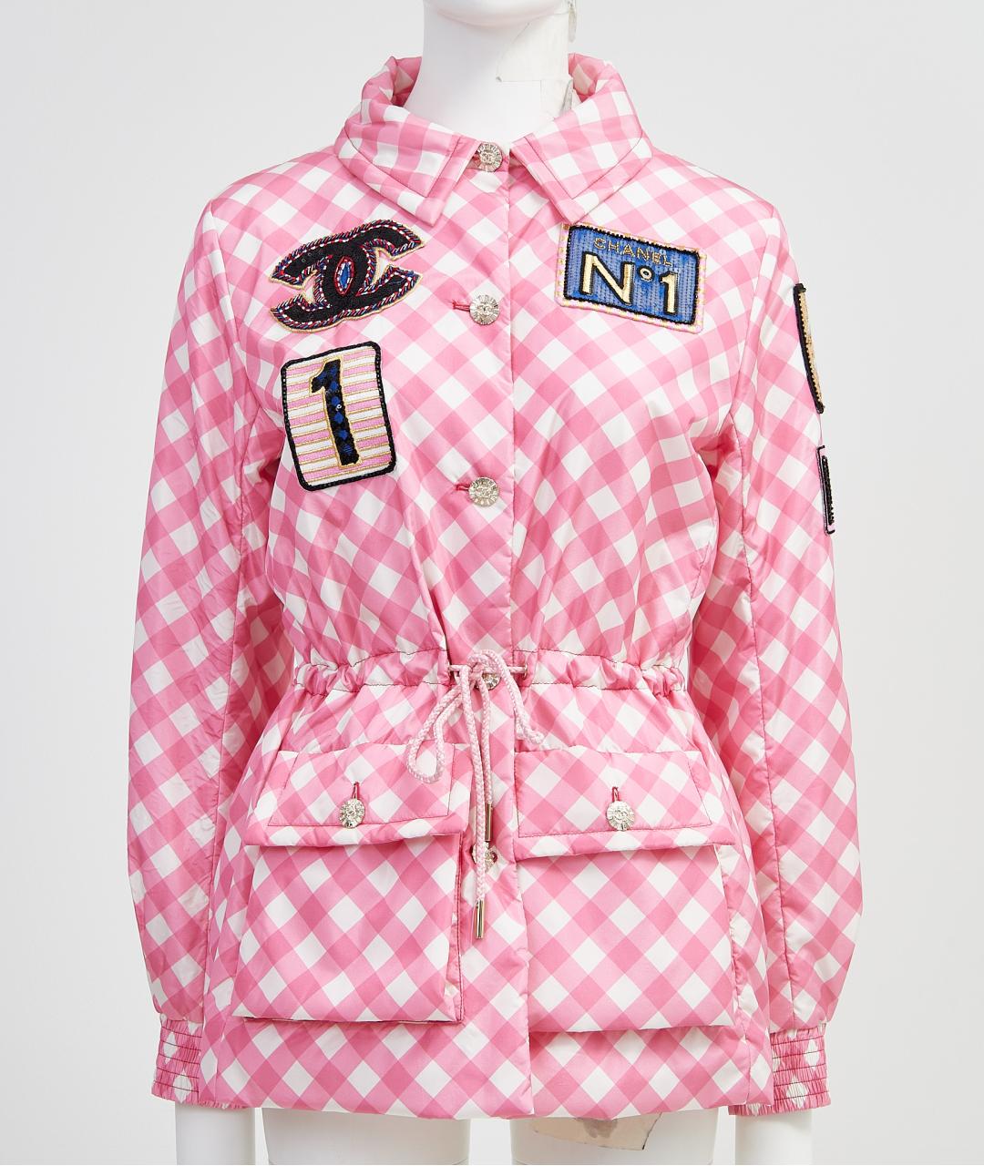 CHANEL Розовая шелковая парка, фото 10