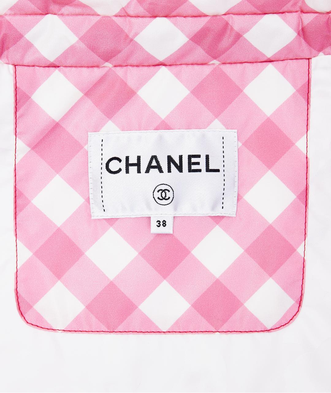 CHANEL Розовая шелковая парка, фото 7