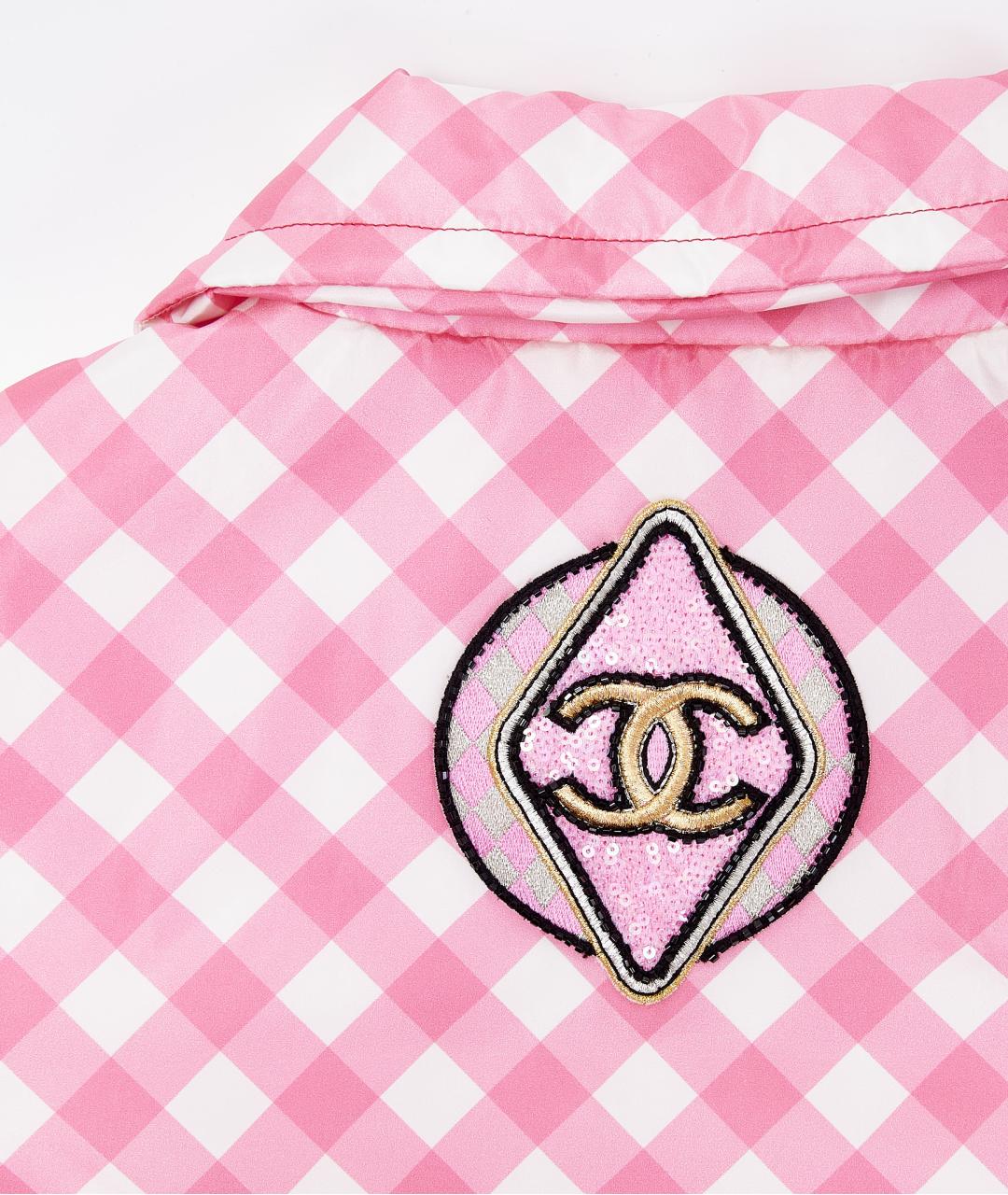 CHANEL Розовая шелковая парка, фото 3