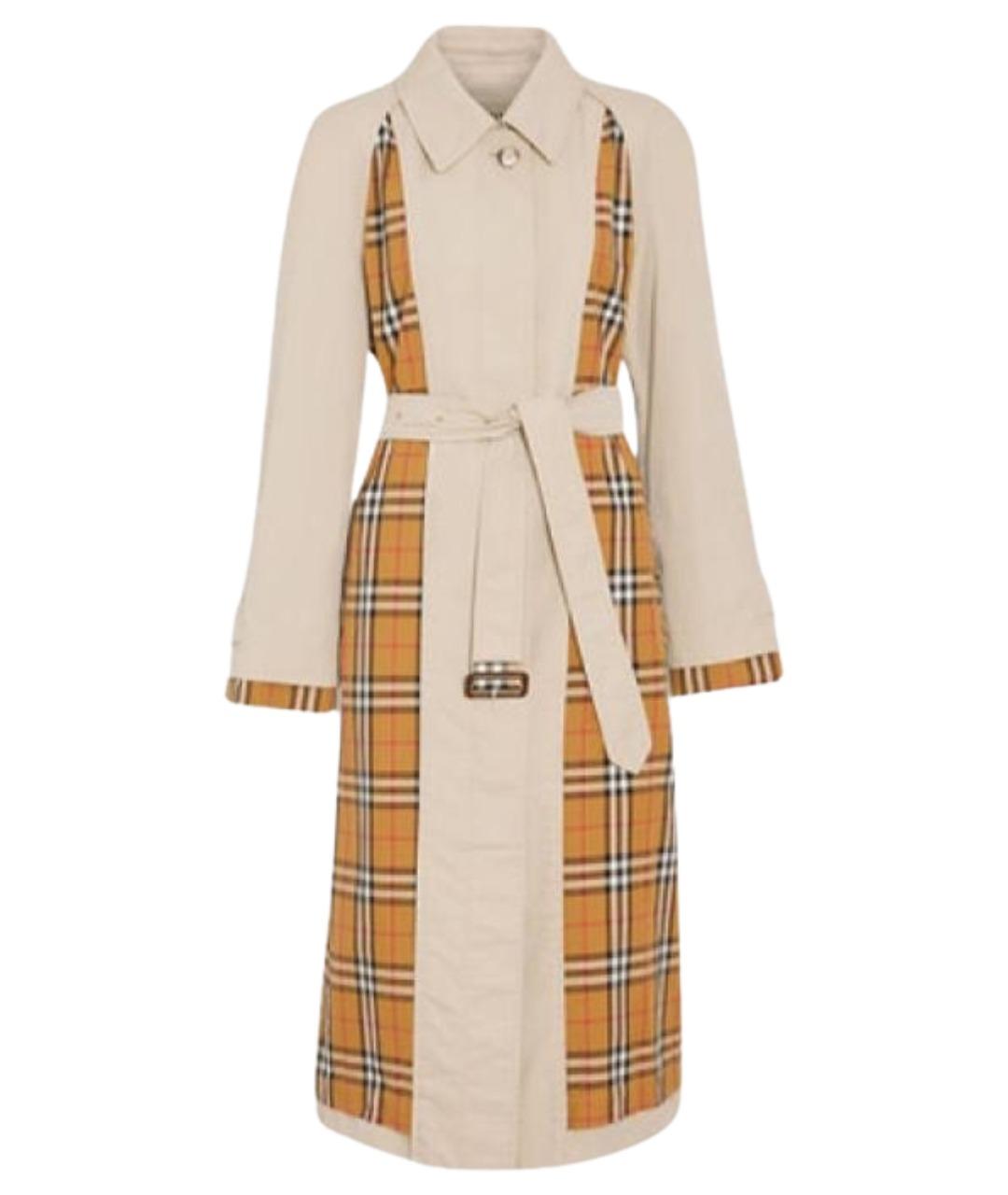 BURBERRY Бежевое пальто, фото 1