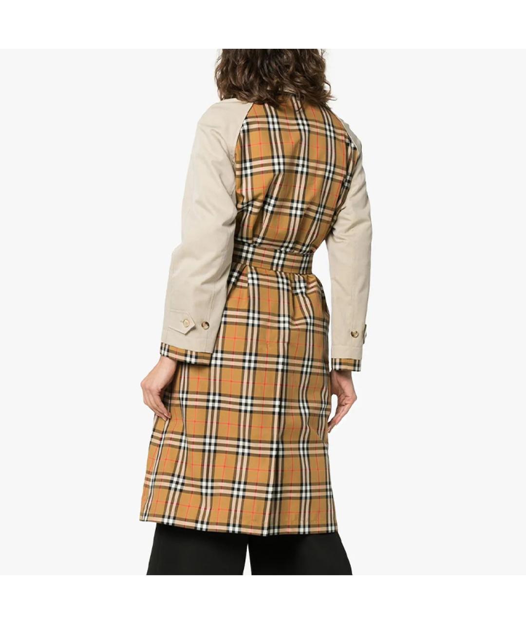 BURBERRY Бежевое пальто, фото 5