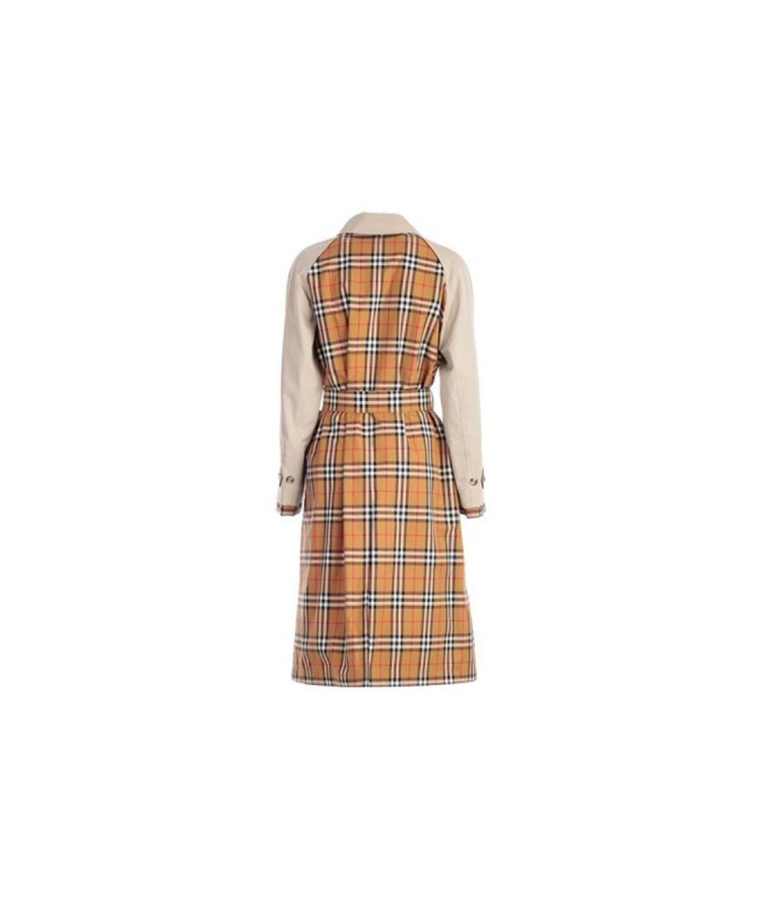 BURBERRY Бежевое пальто, фото 2