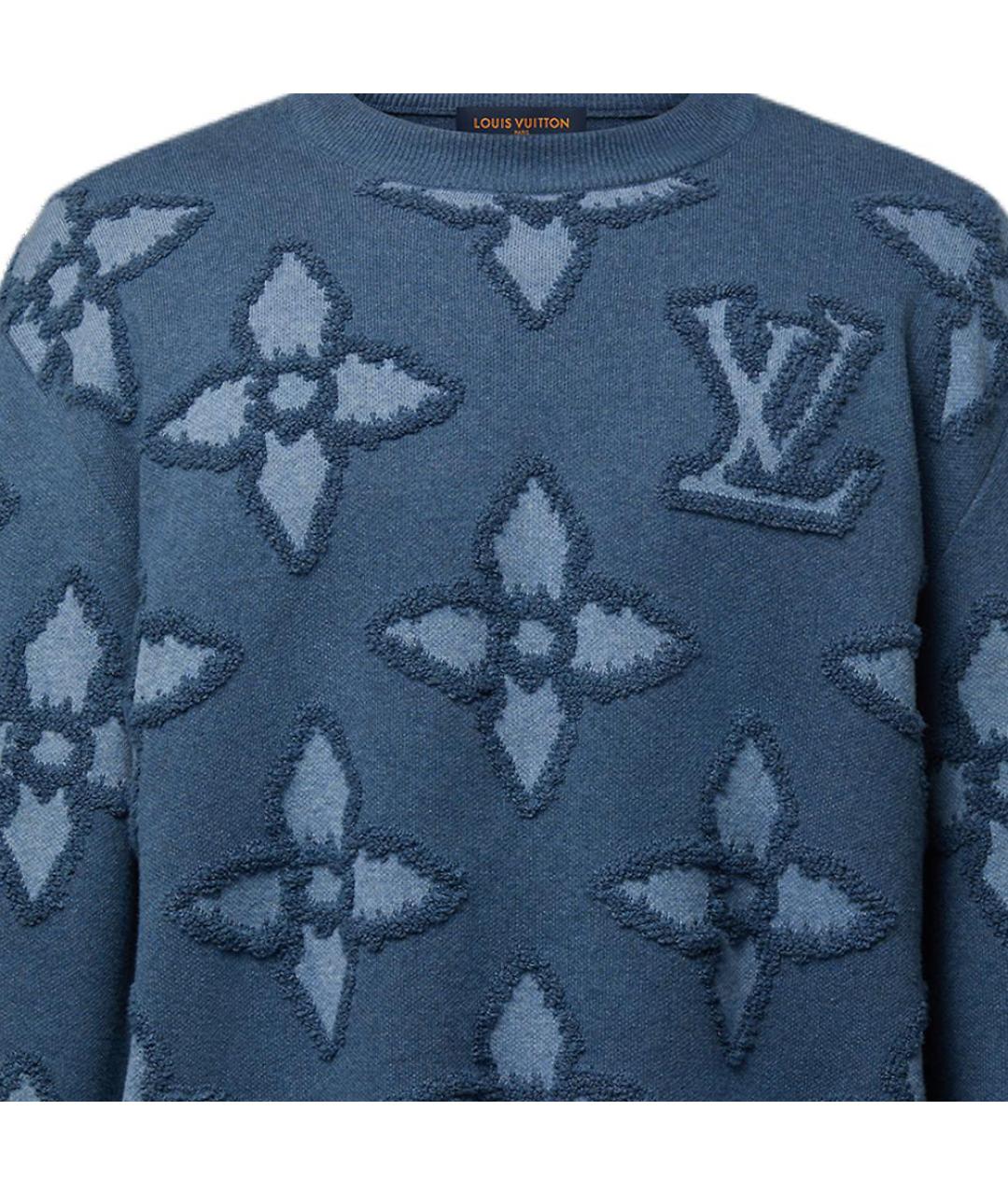 LOUIS VUITTON Темно-синий джемпер / свитер, фото 8