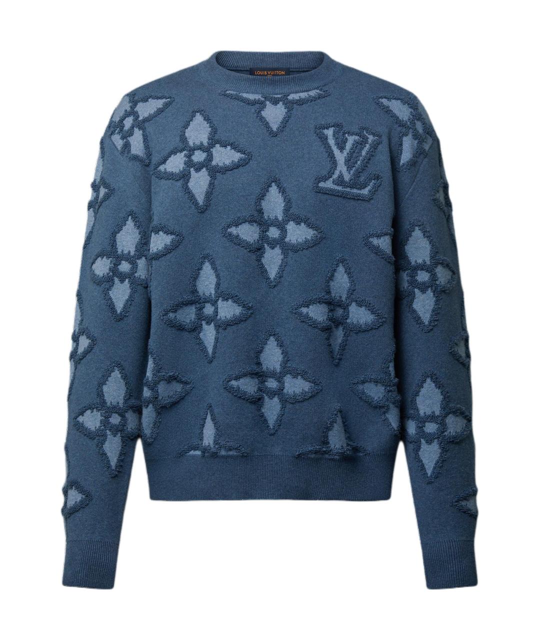 LOUIS VUITTON Темно-синий джемпер / свитер, фото 1