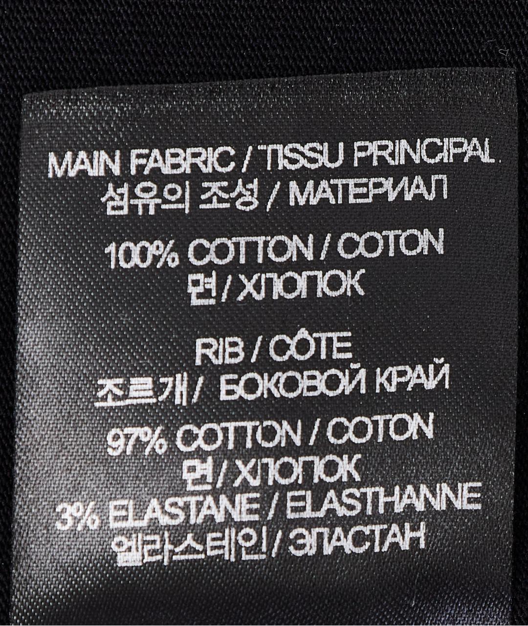 VETEMENTS Черная хлопковая футболка, фото 4