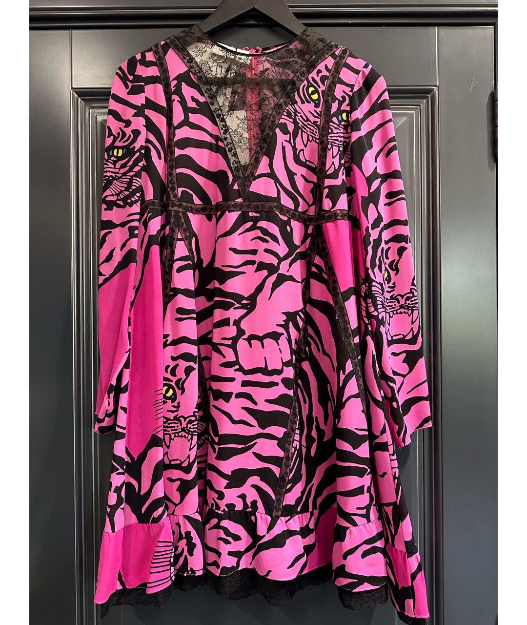 VALENTINO Фуксия повседневное платье, фото 2