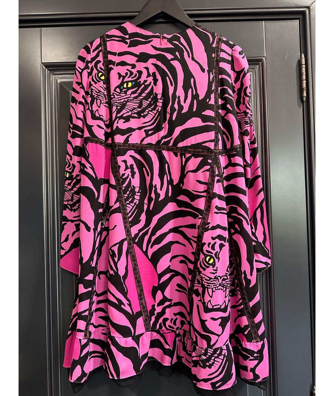 VALENTINO Фуксия повседневное платье, фото 3