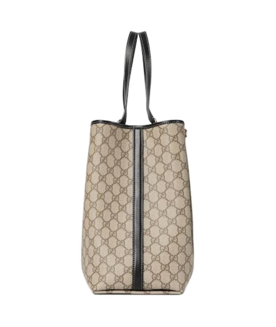 GUCCI Бежевая сумка тоут, фото 5