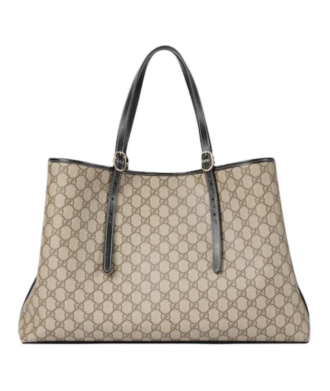 GUCCI Бежевая сумка тоут, фото 3