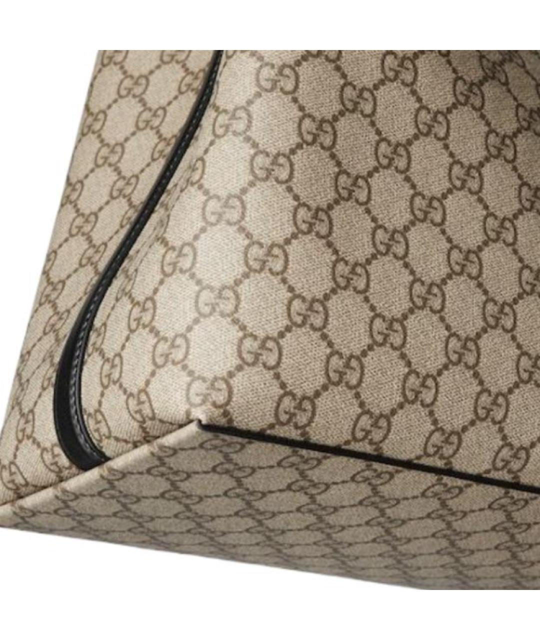 GUCCI Бежевая сумка тоут, фото 7