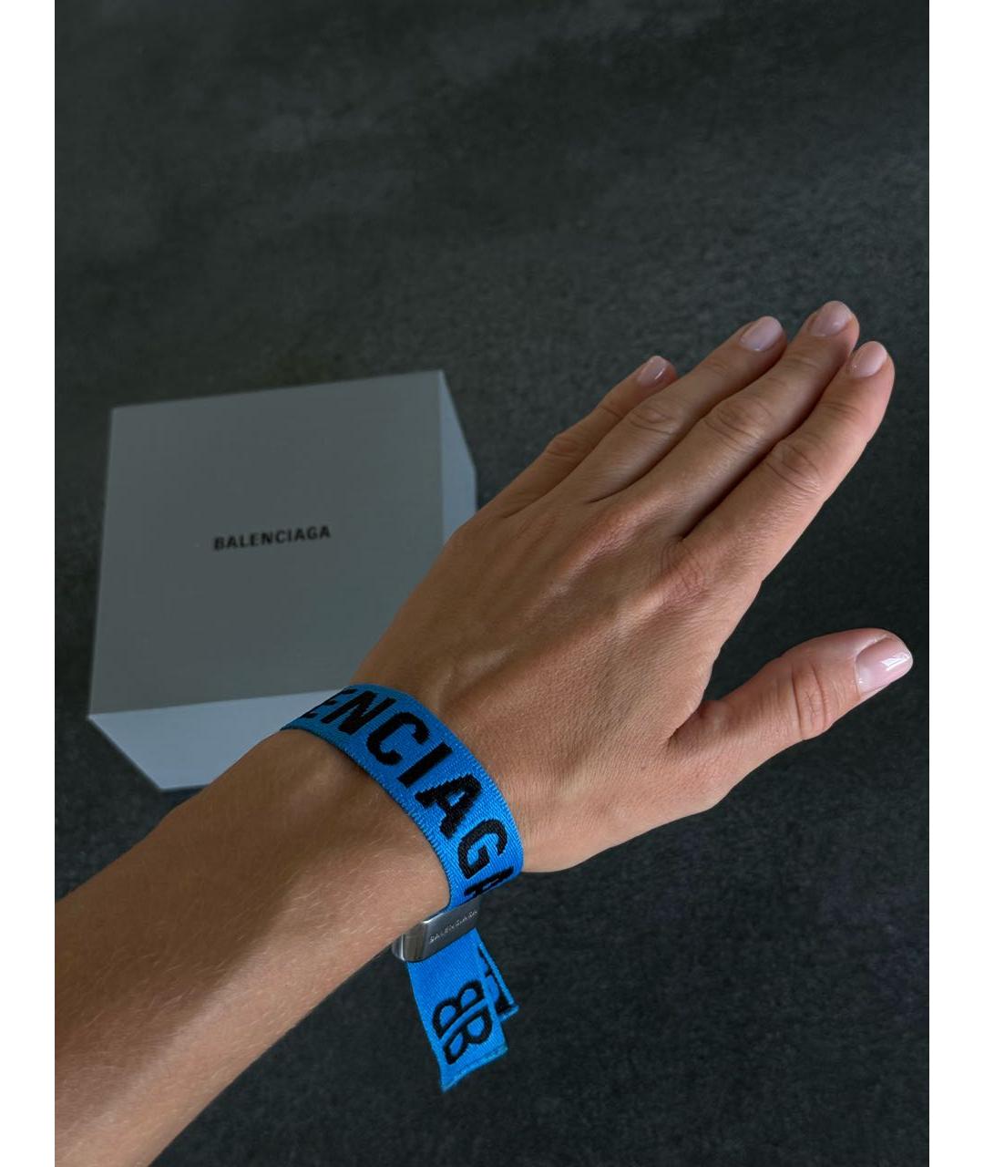 BALENCIAGA Синий браслет, фото 4