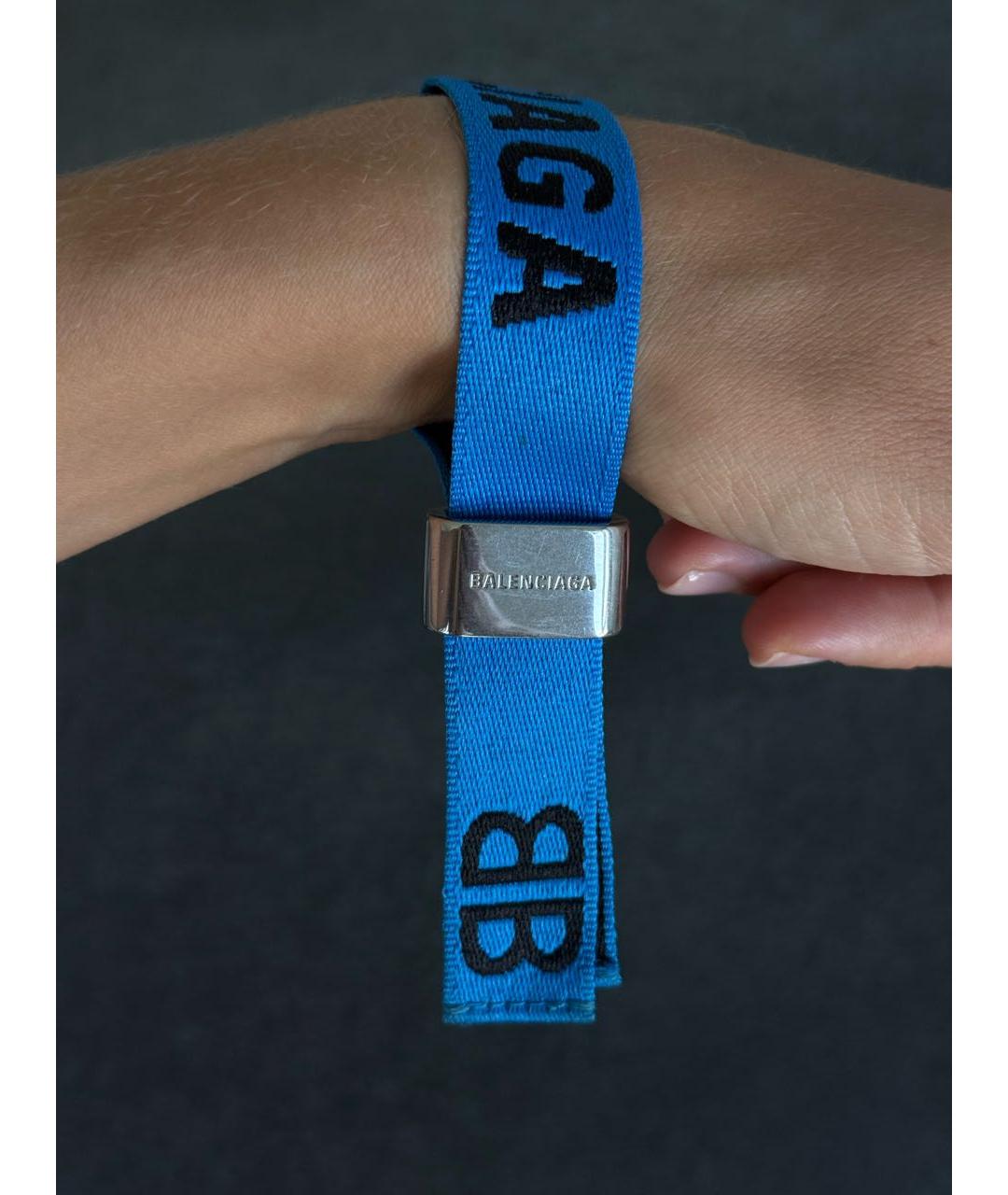 BALENCIAGA Синий браслет, фото 6