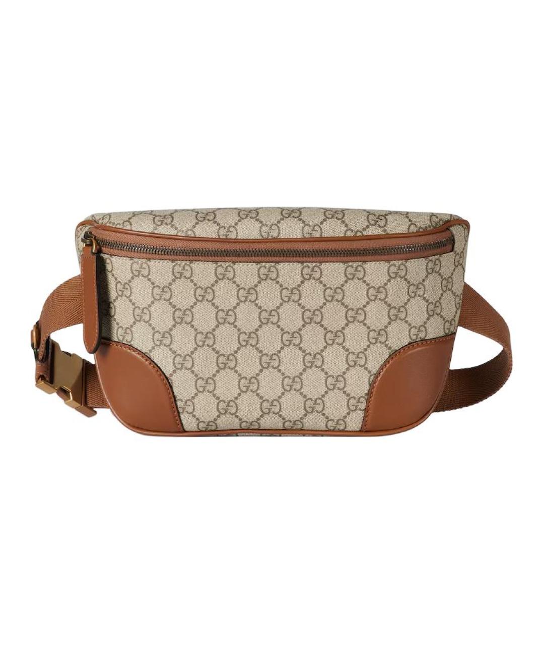 GUCCI Бежевая поясная сумка, фото 1