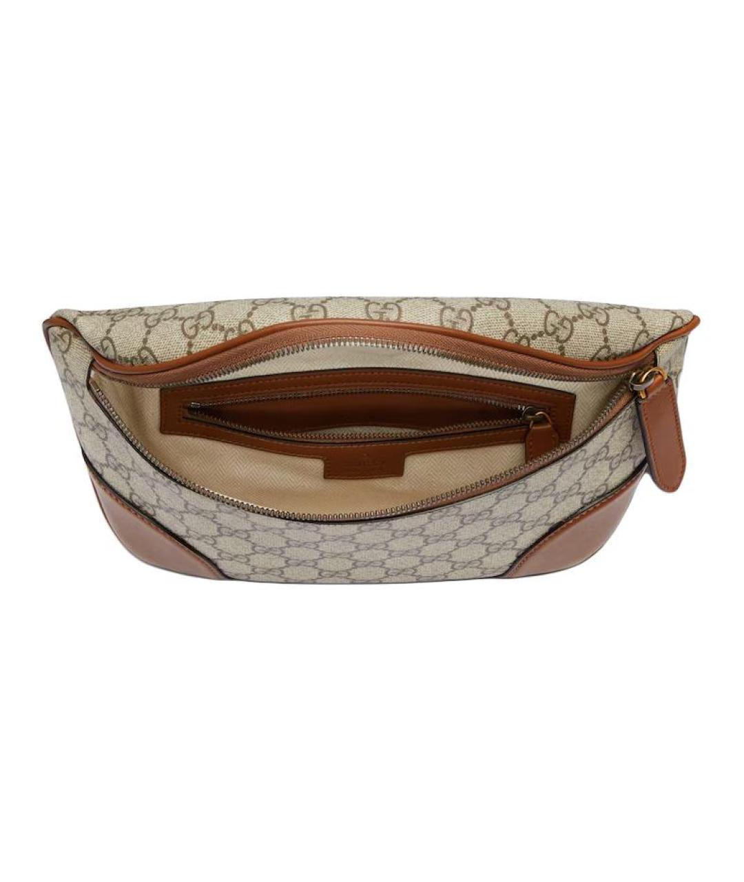 GUCCI Бежевая поясная сумка, фото 5