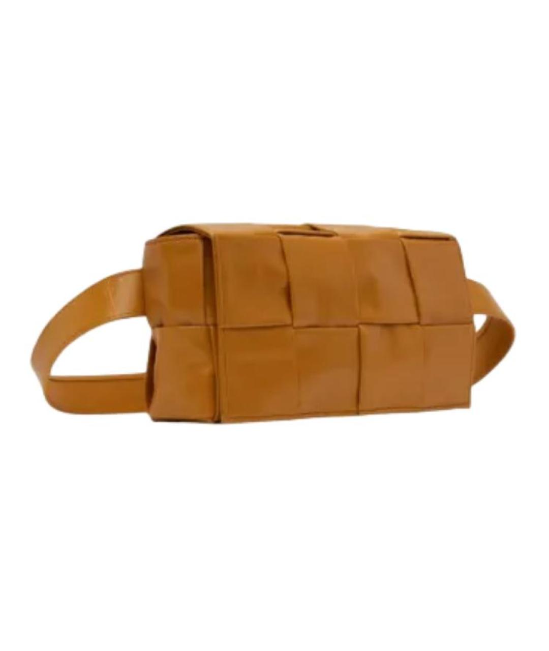 BOTTEGA VENETA Коричневая поясная сумка, фото 2