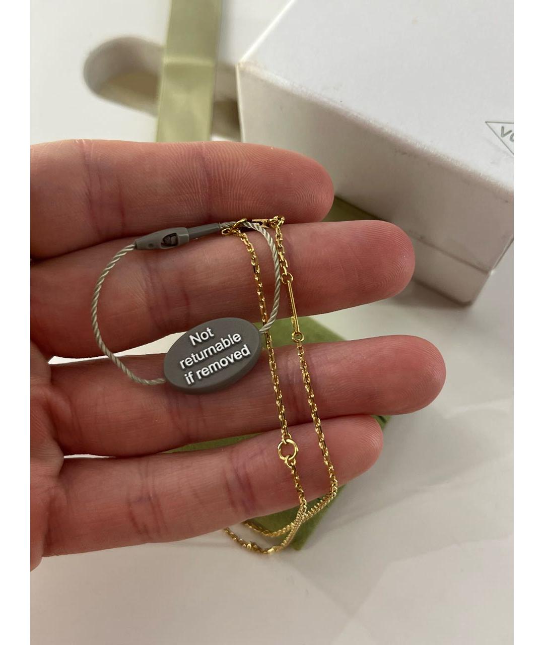 VAN CLEEF & ARPELS Белая подвеска из желтого золота, фото 4