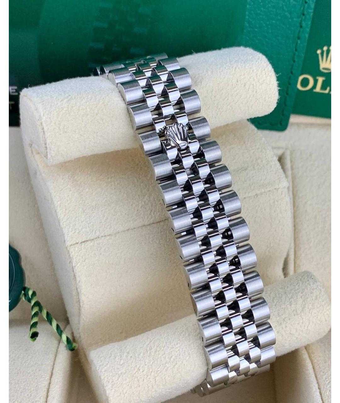 ROLEX Розовые часы из белого золота, фото 5