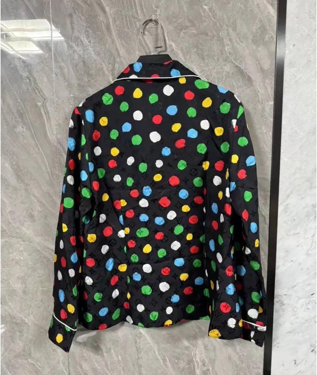 LOUIS VUITTON Мульти шелковая пижама, фото 7