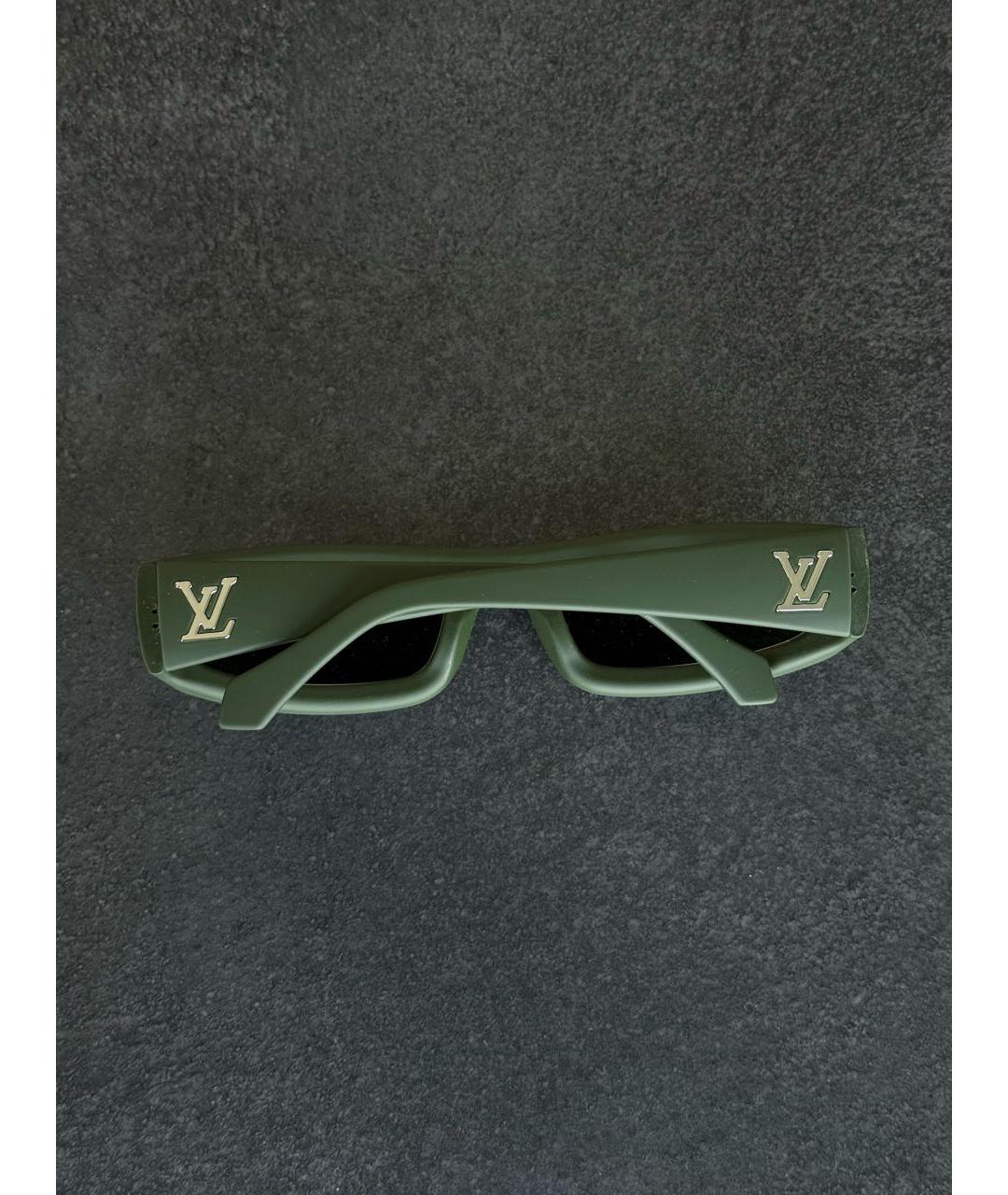 LOUIS VUITTON Хаки солнцезащитные очки, фото 3