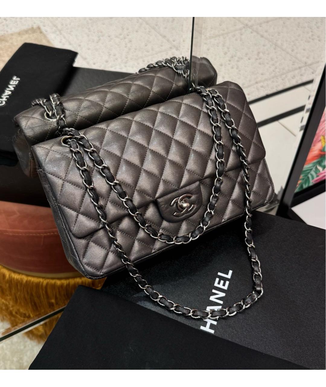 CHANEL Кожаная сумка через плечо, фото 7