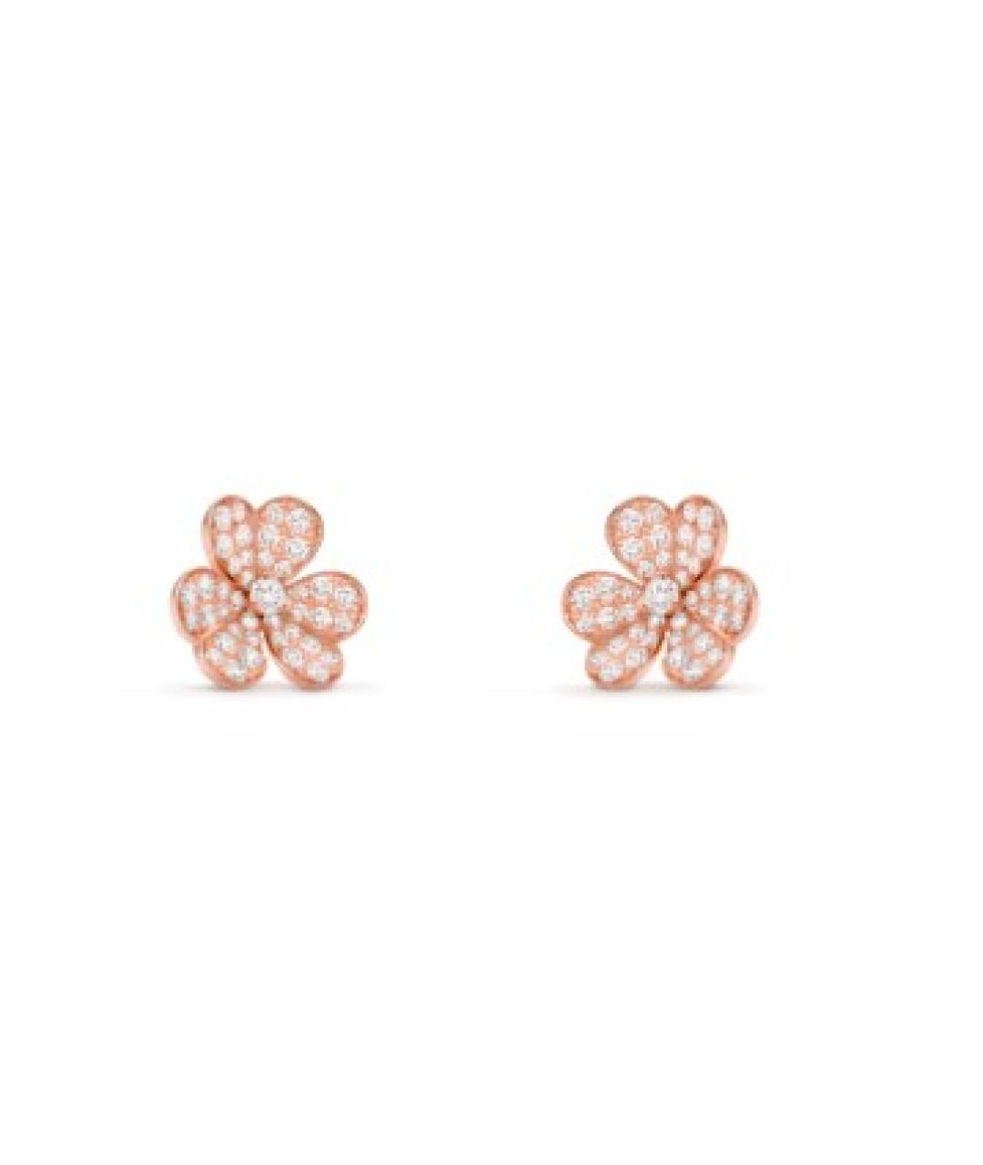 VAN CLEEF & ARPELS Золотые серьги из розового золота, фото 2