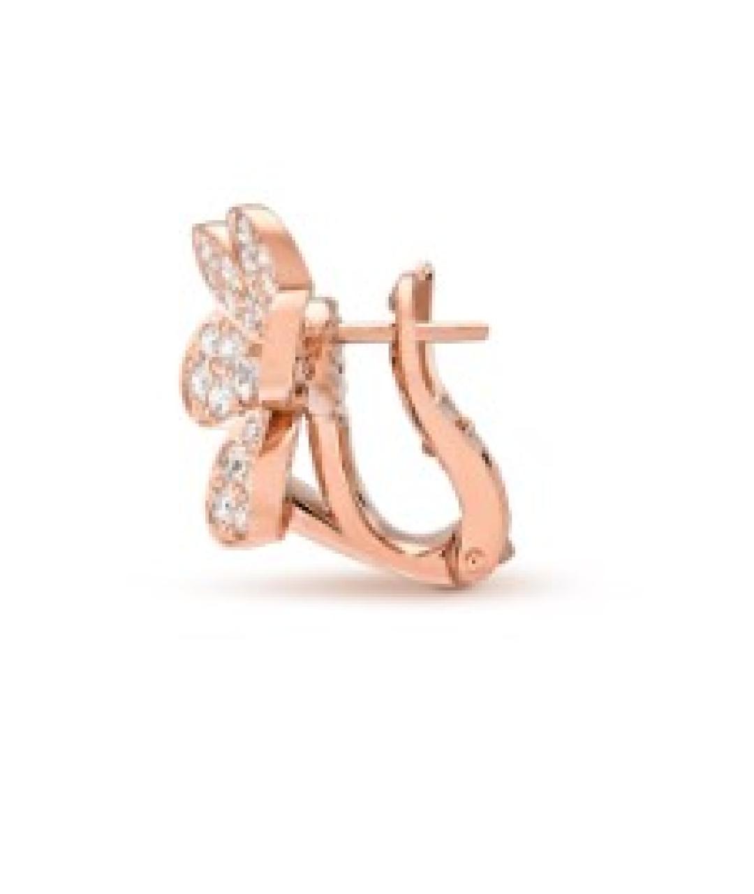 VAN CLEEF & ARPELS Золотые серьги из розового золота, фото 4