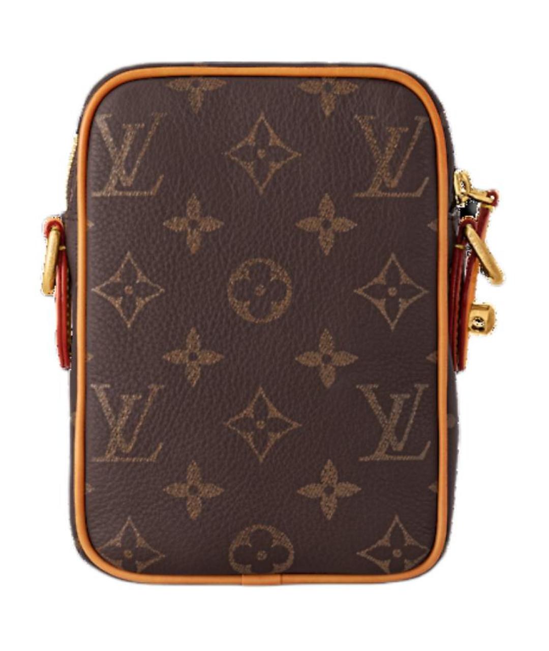 LOUIS VUITTON Коричневая барсетка, фото 3