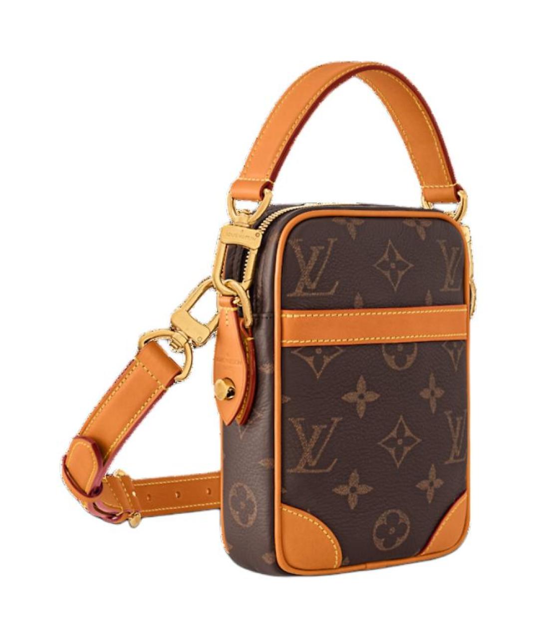 LOUIS VUITTON Коричневая барсетка, фото 2