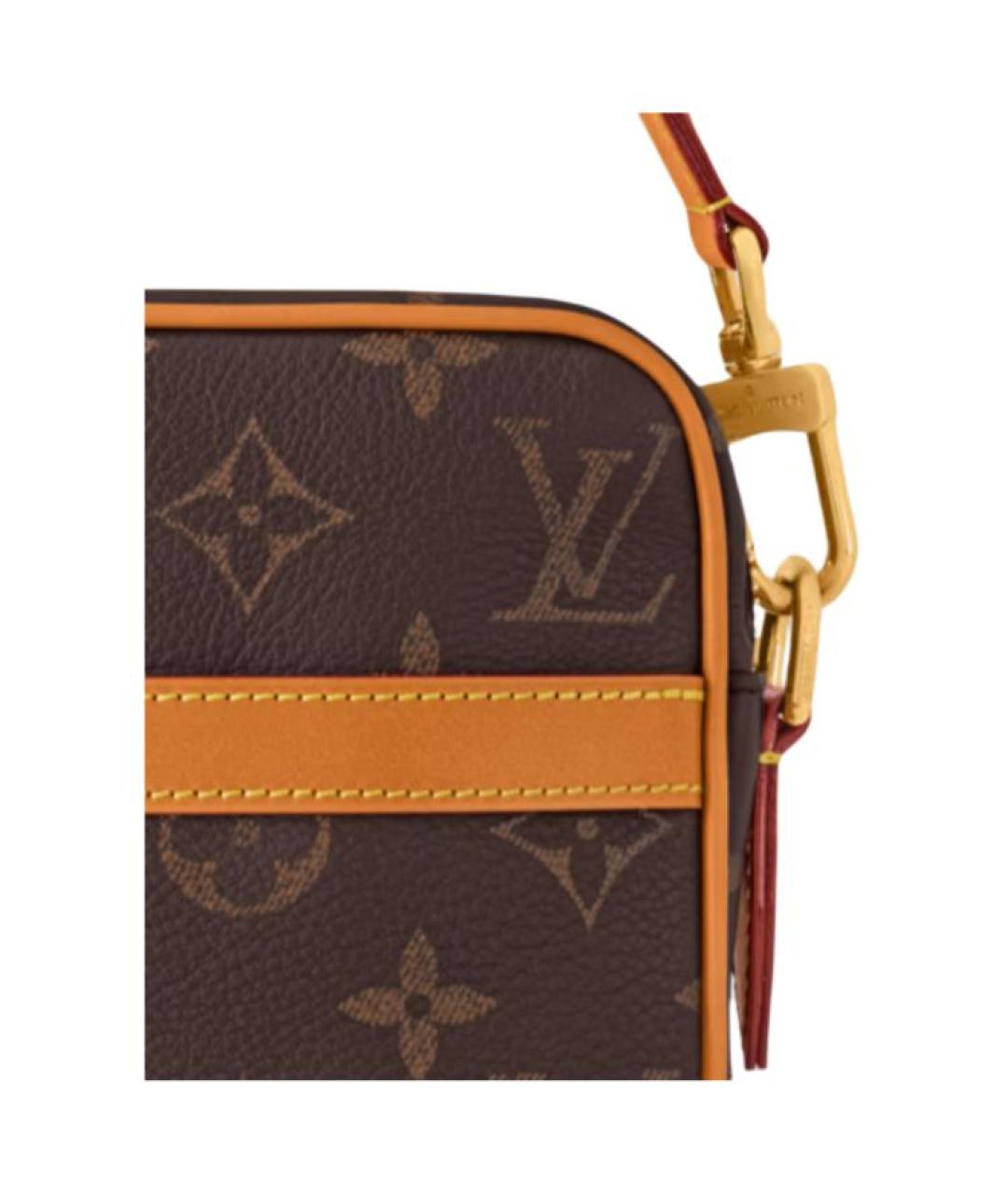 LOUIS VUITTON Коричневая барсетка, фото 5