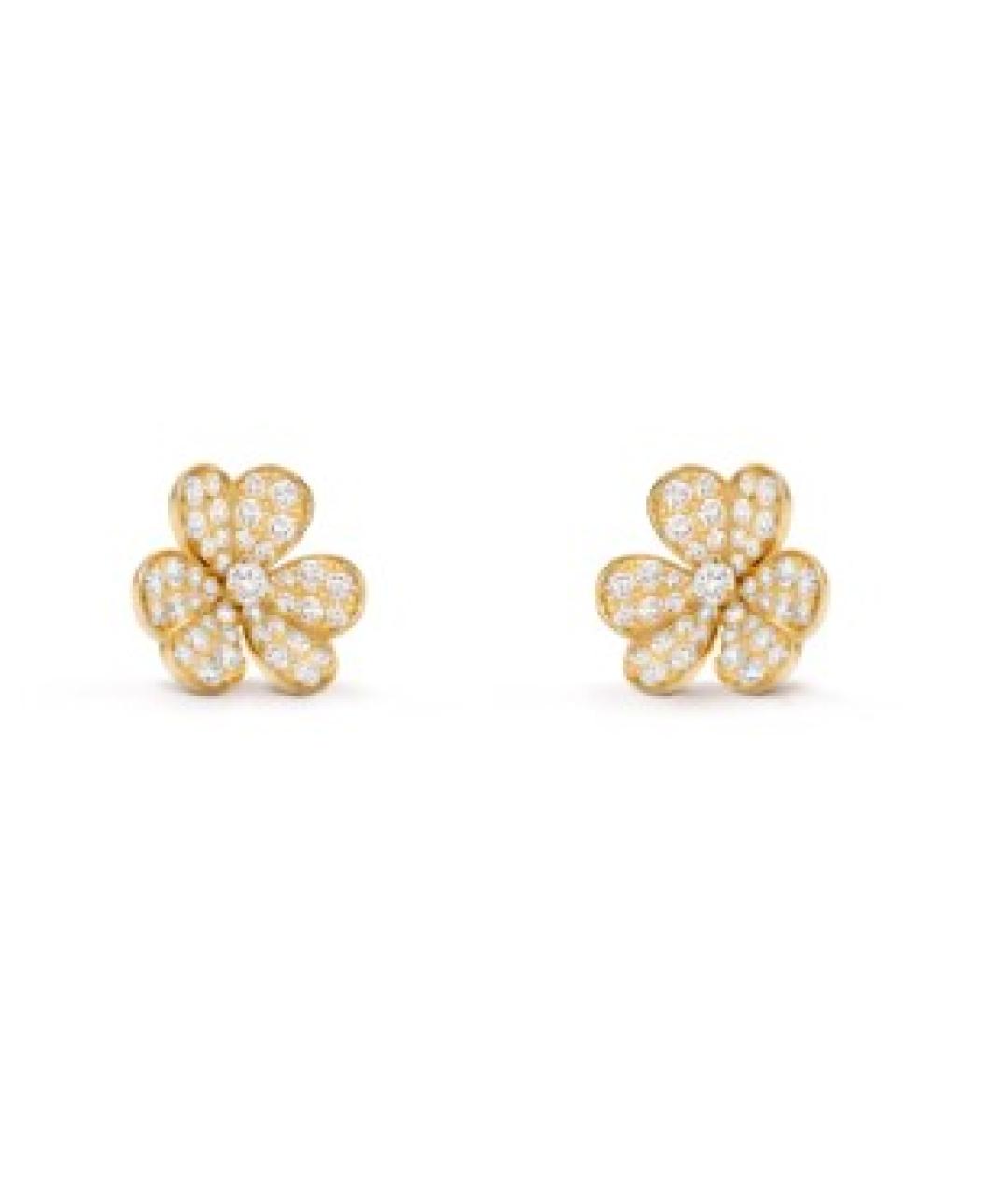 VAN CLEEF & ARPELS Золотые серьги из желтого золота, фото 2