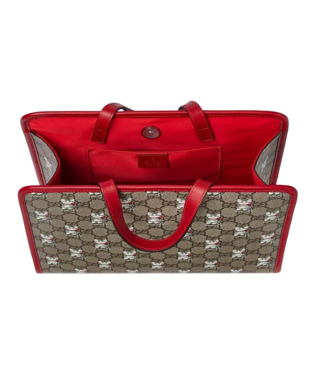 GUCCI Бежевая сумка тоут, фото 5