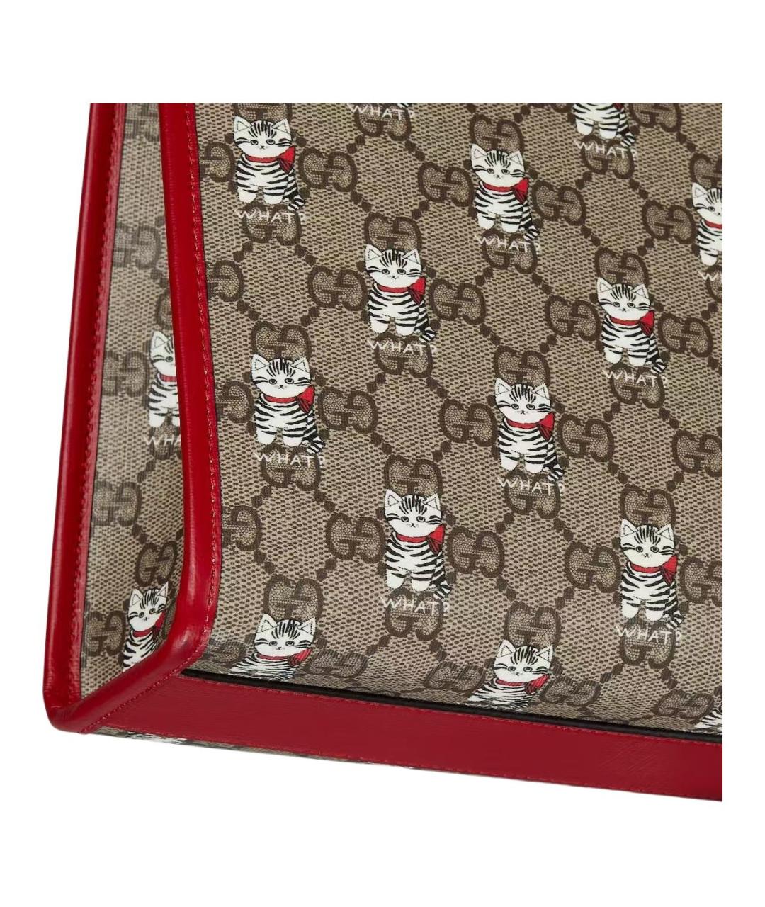 GUCCI Бежевая сумка тоут, фото 6