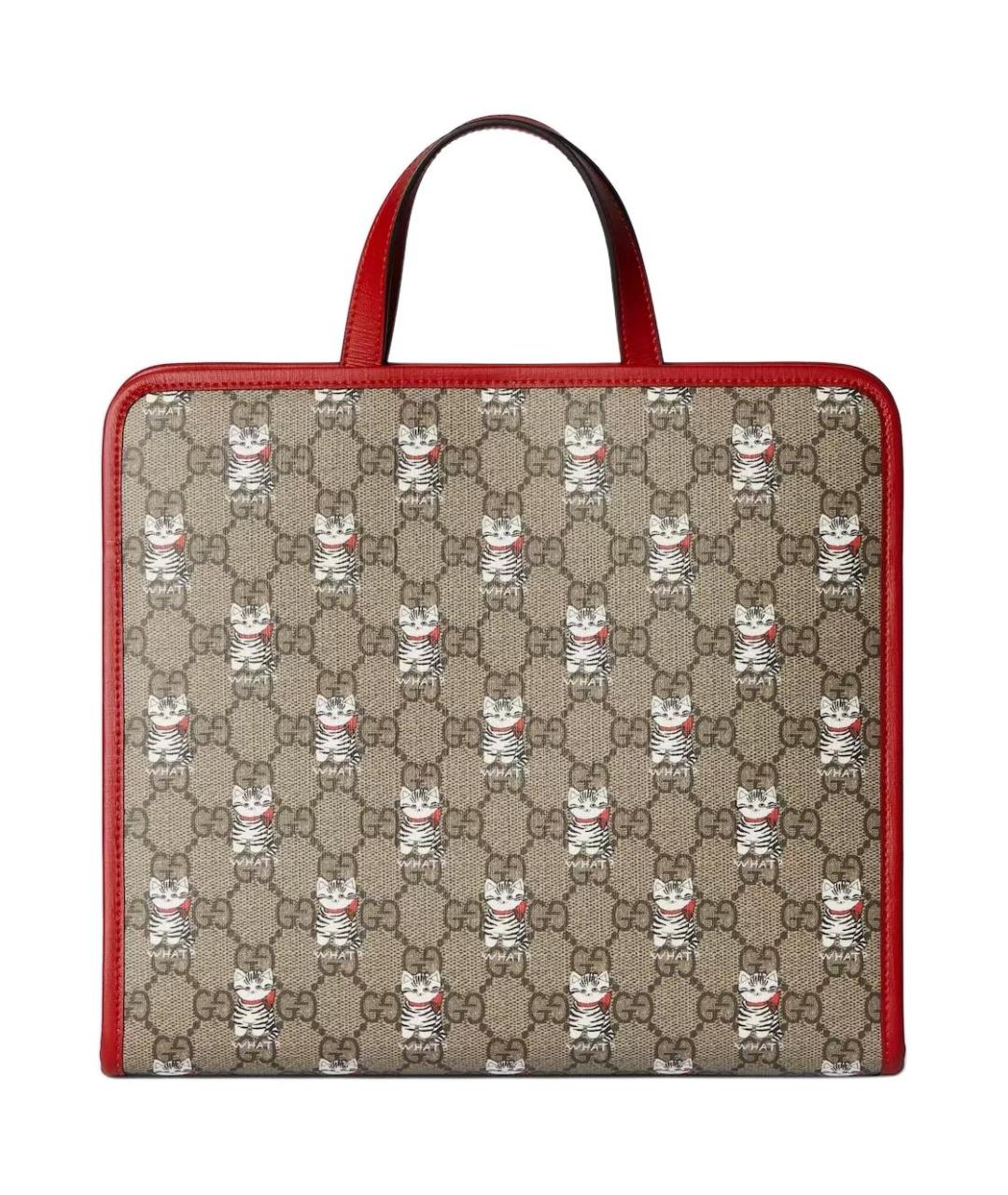 GUCCI Бежевая сумка тоут, фото 1
